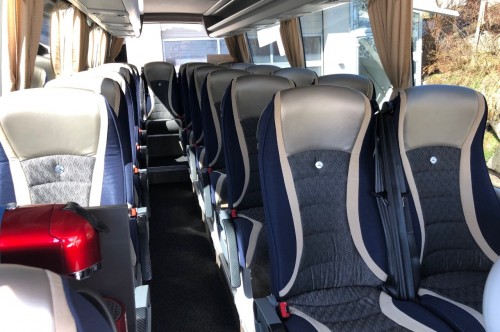 Interior 20 seat bus